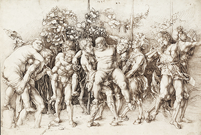 Bacchanal with Silenus Albrecht Durer